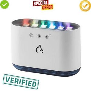 General Diffuseur d’huiles essentielles avec lumière flamme – Humidificateur décoratif