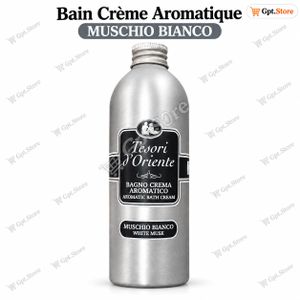 Tesori d'Oriente Bain Crème Muschio Bianco 500 ml – Gel Douche Aromatique