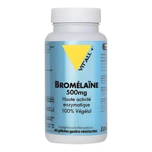 vitall + Bromélaïne - Soutien Digestif et Anti-inflammatoire - 500mg 60 Gélules