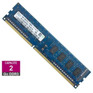 SK Hynix Mémoire 2Go RAM DDR3 Hynix HMT325U6EFR8C-PB DIMM PC3-12800U