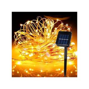 Guirlande Lumineuse Solaire, Exterieur Étanche Lampe Solaire pour Jardin,Arbre,Décoration