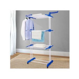 Etendoir Sèche Linge Inox pliable,Séche linge en hauteur supports de séchage pour vêtements