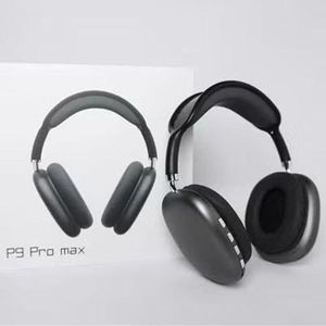 Casque P9 Pro Max Sans Fil Bluetooth, Casque Bluetooth P9 Pro sans fil avec micro, anti bruit avec Entrée jack et Carte SD - Noir