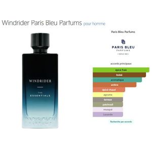 Paris Bleu Windrider Parfums pour homme boisés aromatiques 100 ML