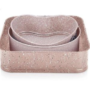 TATCH Set Moules gateaux 3 pieces granit.