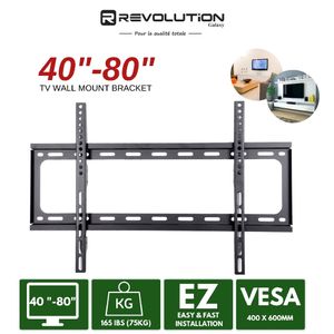 KafabraTv Support mural TV pivotant FLAT PANEL TV BRACKET à prix