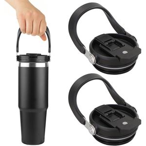 Lot de 2 Couvercles de Rechange pour Gobelet 20/30 oz – Anti-Fuite avec Poignée