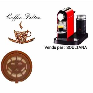 Generic Capsule dosette Senseo inox Rechargeable Réutilisable compatible  café cafetière à prix pas cher