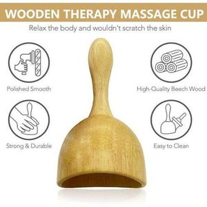 Outils de kit de thérapie masseur de drainage lymphatique,massage thérapeutiques en bois 2 en 1, pour madérothérapie pour une mise en forme efficace du corps, rouleau de massage en bois, anti-cellulite, soulagement des douleurs musculaires