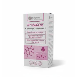 Complemax Complément Anti-Âge Acide Hyaluronique, Collagène & Q10 pour Peau Ferme, Hydratation Durable & Réduction des Rides 60 Gélules
