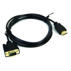 Câble Adaptateur - VGA vers HDMI 4K 60Hz - Connexion Vidéo Haute Résolution - Noir, 1.5M