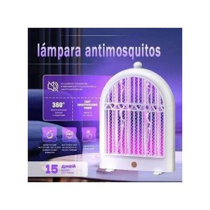 Lampe Anti-Moustique Design 360° - Destructeur d'Insectes Électrique UV - Piège Silencieux et Performant - Rechargeable USB / Secteur - Sécurité Totale pour Intérieur