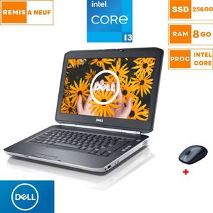 DELL حاسوب محمول Latitude E5430 - 14 بوصة - إنتل كور i3 - 8 جيجابايت رام + 256 جيجابايت SSD - ويندوز + فأرة مجانية - AZERTY - مجدد
