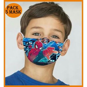 قناع الأطفال5 - قماش قابل للغسل وقابل لإعادة الاستخدام. (معتمد: IMANOR)