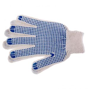 Gants jardin Maroc - Gants Universel - Cuir Bleu Blanc - Plantopia Maroc