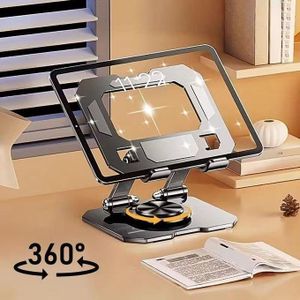 Support Tablette et PC Réglable 360° en Alliage d'Aluminium