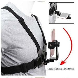Support Poitrine pour Caméra Sport –  Réglable avec Rotation 360°