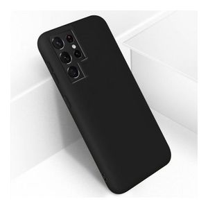 Cover Pochette pour Samsung s23 Ultra silicone souple Bon Qualité Noir