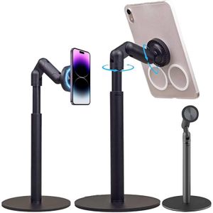 Support de Bureau Rotatif et Réglable pour Smartphone,Tablette et Caméra – Bras Articulé Multifonction avec Rotation 360° et Base Stable Antidérapante