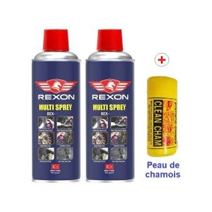 Rexon Dégrippant Spray Multi Usage Aérosol 200 ml Lubrifiants + Kit Repar  Pneu Tubless à prix pas cher