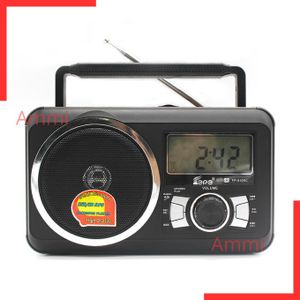 Epe Radio rechargeable  avec affichage numérique USB/carte SD, Radio FM Lecteur mp3 portable 