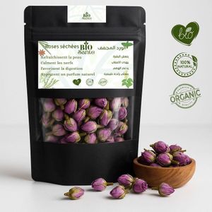BIO SANTE براعم الورد الكاملة لتزيين الكيك والمشروبات 500 غرام