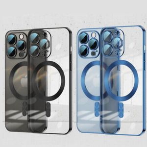 Case Pack : 2 Coque iPhone 12 silicone liquide transparent Top Noir et Bleu