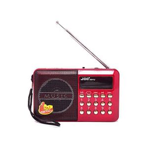 Joc Smart Radio H011U Radio FM Rouge USB Rechargeable Micro SD Mini Lecteur MP3