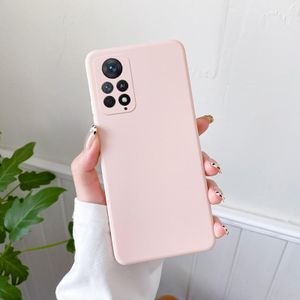 Pochette silicone pour Xiaomi Note 11s 4G Housse Bord Fort,Cover,Dane Rose