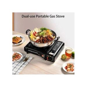 Réchaud de Camping Portable au Gaz Butane – Portable Gas Cooker Stove (multicouleur aléatoire)