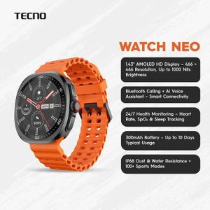 Tecno Watch Neo  Écran tactile AMOLED