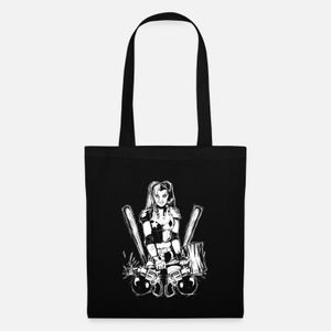 Batman Harley Quinn Tee shirt Homme- , حقيبة تسوق قماشية 35 × 40 سم - حقيبة اليد