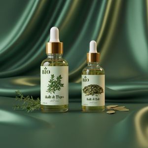 Bio Pack x2 Huile de thym 50 ml et Huile de sidr 30 ml nutrition cheveux