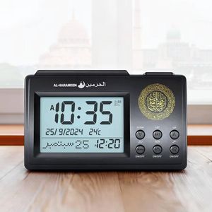 Horloge Digitale de Prière avec Adhan – Calendrier Hijri, Température et Alarmes Intelligentes