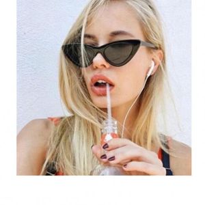 Lunettes de soleil rétro rectangulaire pour femmes Monture chic