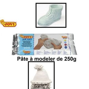 Jovi Pâte à modeler professionnelle durcissante marron, paquet de