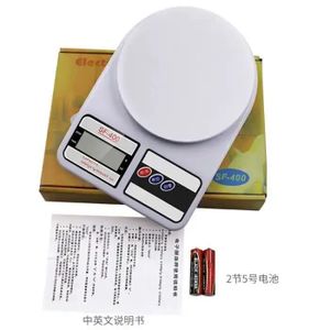 SF-400 10KG / 1g Cuisine Mail LCD Balance Numérique Blanc