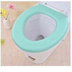 Coussin de siège de salle de bain vert menthe – confort doux et sain