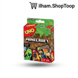 Jeu de Cartes Mattel UNO Minecraft avec Règle Spéciale Creeper