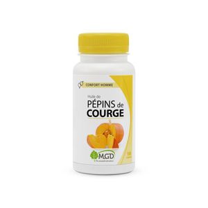 TOTAL Huile de Pepin de Courge - Complement alimentaire 100 Capsules