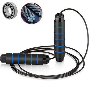 Corde à Sauter Fitness 2.65 m – Câble en Acier avec Poignées Antidérapantes