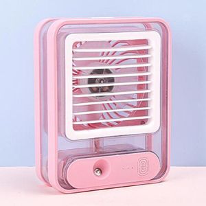 Mini Ventilateur De Refroidissement À Eau Avec Pulvérisateur Et Veilleuse LED