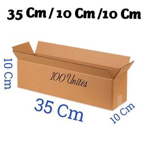 100 Pièces pour Vendeurs 35/10/10 cm Pour emballer vos produits et les protéger.