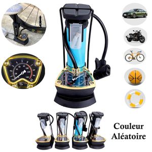 Mini Pompe à Pied Portable avec Manomètre – Gonfleur Multifonction
