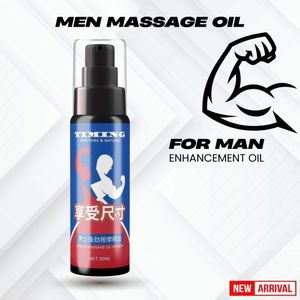 TIMING NEW Flacon ENHANCEMENT OIL Extra Fort, Super Puissant, Longue Duree - زيت تأخير القذف القوي للغاية للرجال النشطين الذين يحبون الاستمتاع، أفضل أداء مبرمج مسبقًا، يدوم طويلاً، 30 مل، قذف سريع