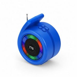 Mini Enceinte Bluetooth 778 LED RGB - Haut-Parleur Sans Fil Portable avec Super Bass et Radio FM