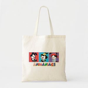 Tote Bag Animaniacs Graphics of Yakko, dot and wa panel Unique, haute qualité