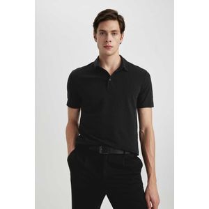 Defacto ديفاكتو رجالي قصة ضيقة Cotton أكمام قصيرة بولو