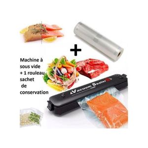 Machine de scellage à vide pour aliments + Sachet de conservation 1 rouleau