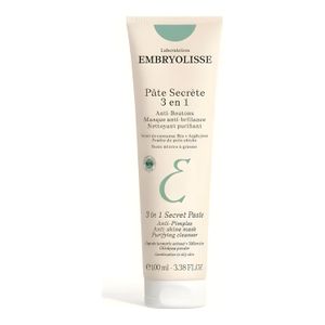 Embryolisse Pâte Secrète 3 en 1 - Masque Purifiant Anti-Boutons Anti-Brillance - Pour Peaux Mixtes à Grasses - 100ml